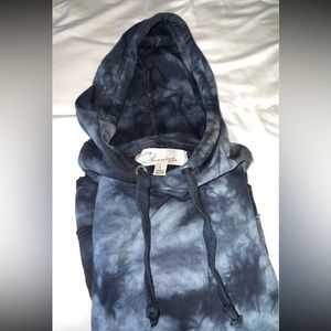 Lucca navy blue tidye hoodie sweatshirt